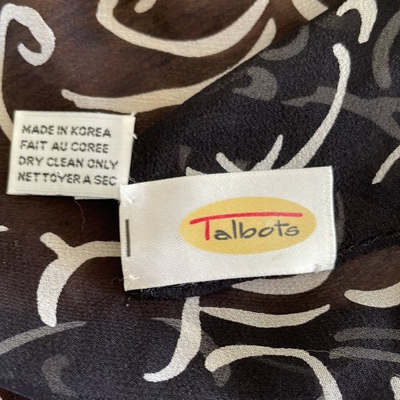 Talbots 100% Silk Scarf - Picture 3 of 4